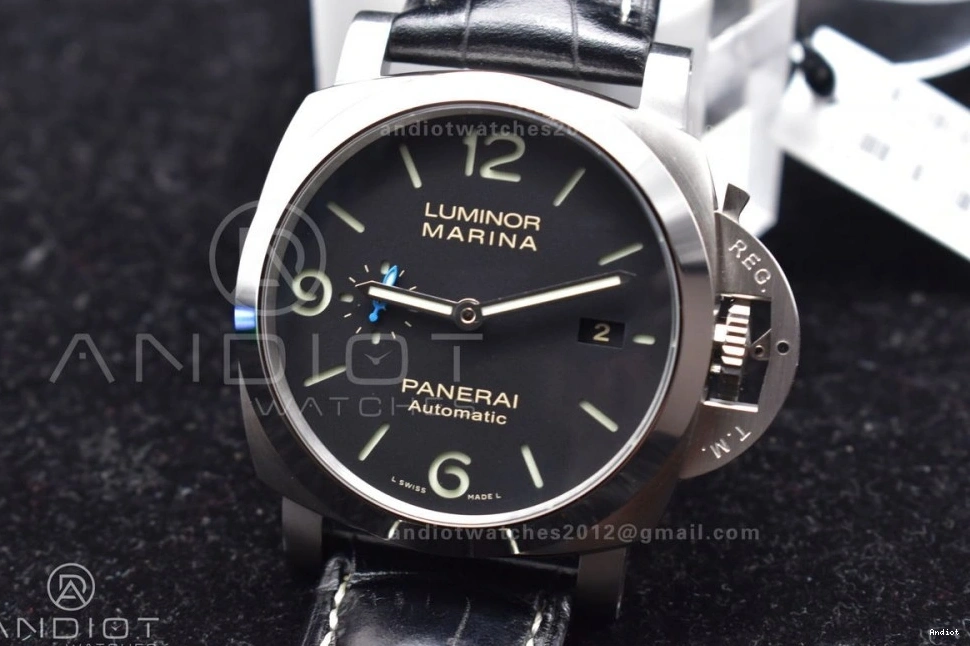  P.9010 Dial Black on PAM1312 1:1 Leather Black VSF Strap Edition Best 0210